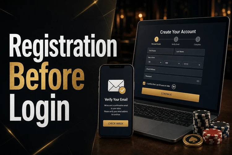 Registration Before Login